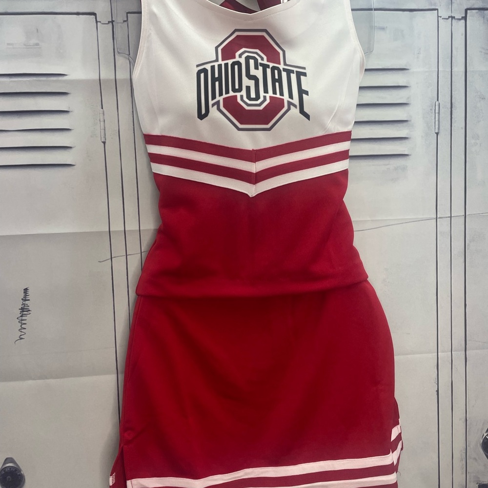 Ohio State Cheerleading uniform Red and White - Picture 4 of 5